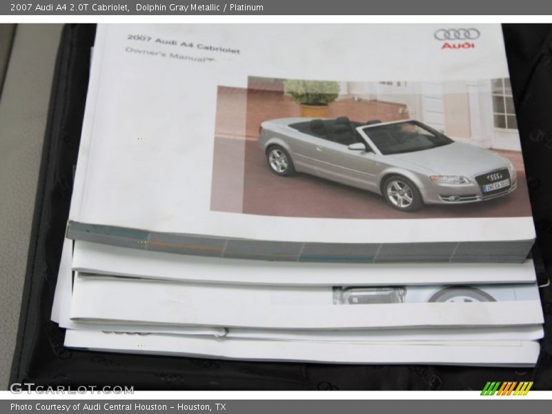 Dolphin Gray Metallic / Platinum 2007 Audi A4 2.0T Cabriolet