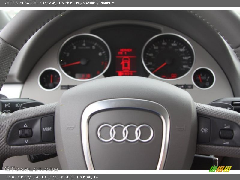 Dolphin Gray Metallic / Platinum 2007 Audi A4 2.0T Cabriolet