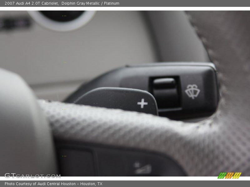 Dolphin Gray Metallic / Platinum 2007 Audi A4 2.0T Cabriolet