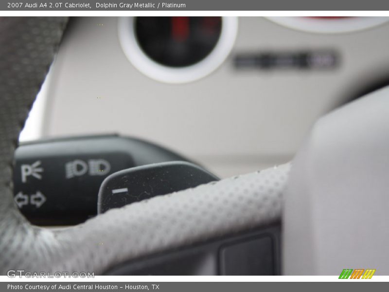 Dolphin Gray Metallic / Platinum 2007 Audi A4 2.0T Cabriolet