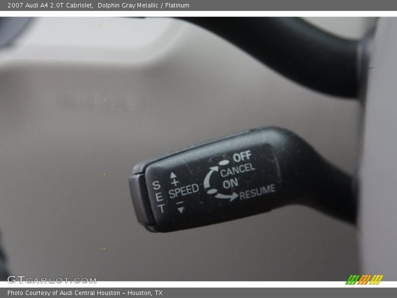 Dolphin Gray Metallic / Platinum 2007 Audi A4 2.0T Cabriolet