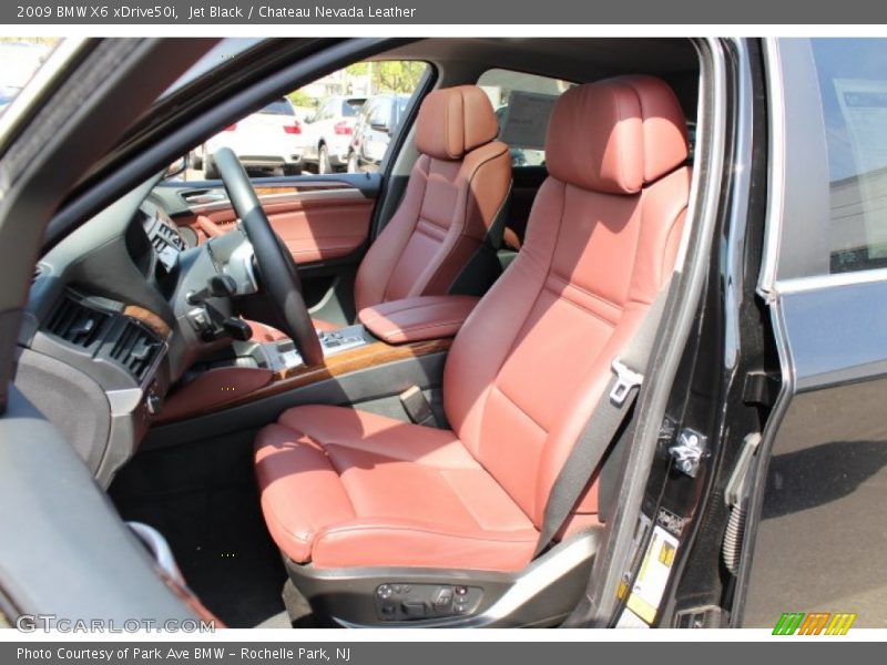 Front Seat of 2009 X6 xDrive50i