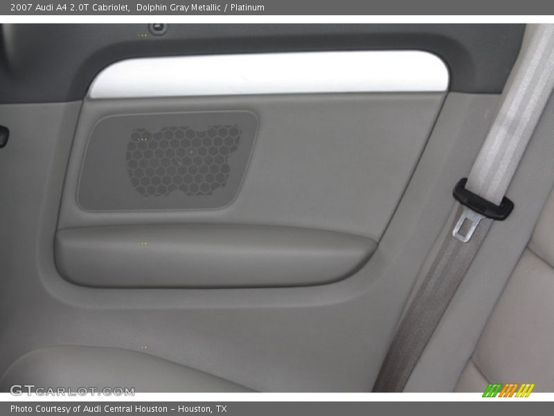 Dolphin Gray Metallic / Platinum 2007 Audi A4 2.0T Cabriolet