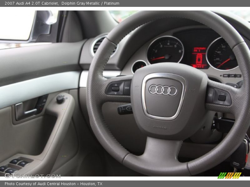 Dolphin Gray Metallic / Platinum 2007 Audi A4 2.0T Cabriolet