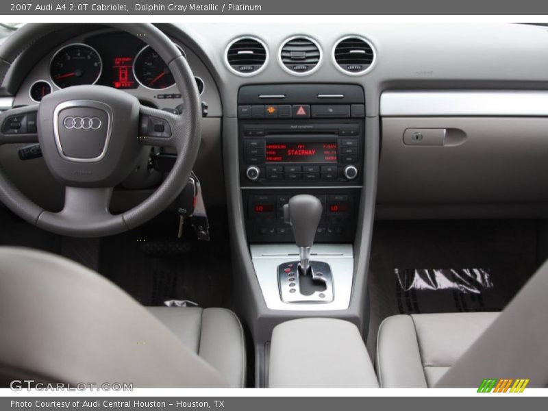 Dolphin Gray Metallic / Platinum 2007 Audi A4 2.0T Cabriolet