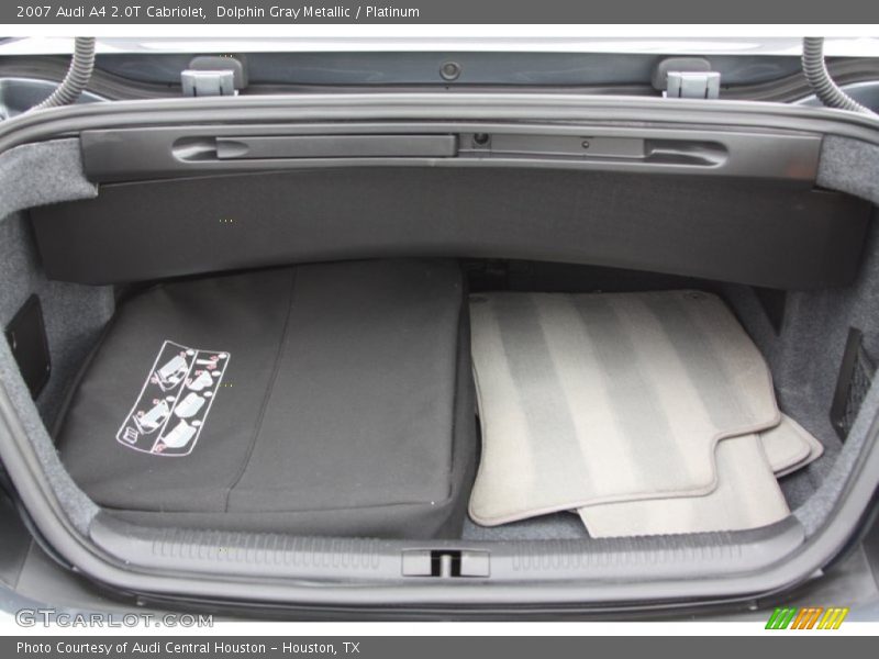 Dolphin Gray Metallic / Platinum 2007 Audi A4 2.0T Cabriolet