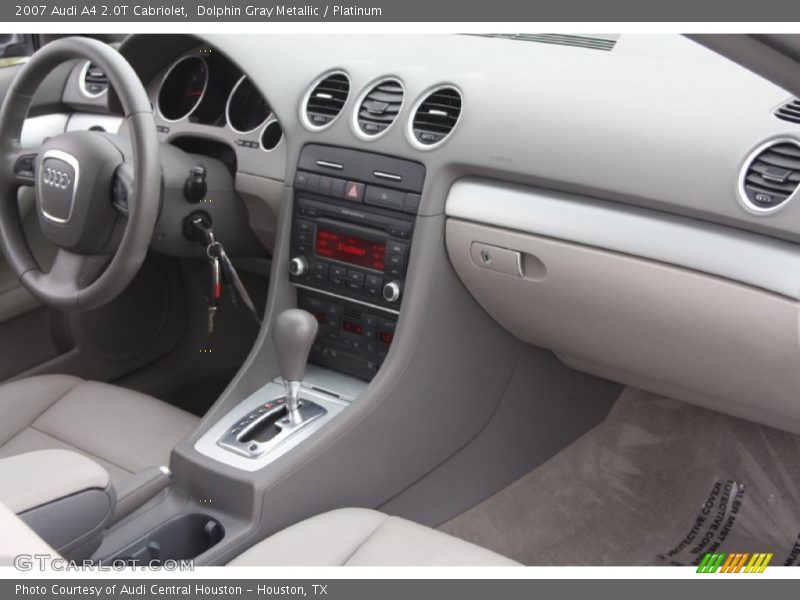 Dolphin Gray Metallic / Platinum 2007 Audi A4 2.0T Cabriolet