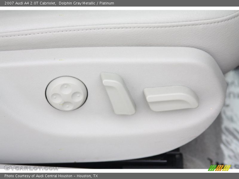 Dolphin Gray Metallic / Platinum 2007 Audi A4 2.0T Cabriolet