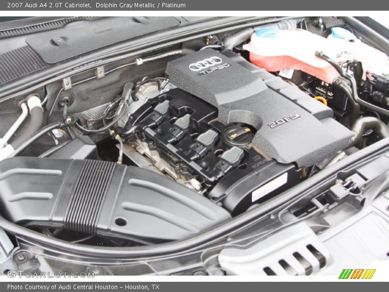 Dolphin Gray Metallic / Platinum 2007 Audi A4 2.0T Cabriolet