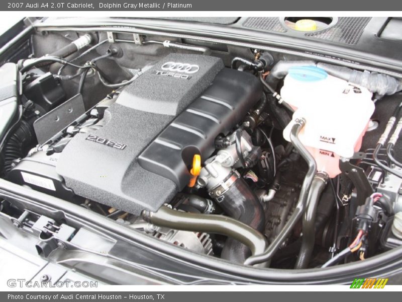 Dolphin Gray Metallic / Platinum 2007 Audi A4 2.0T Cabriolet