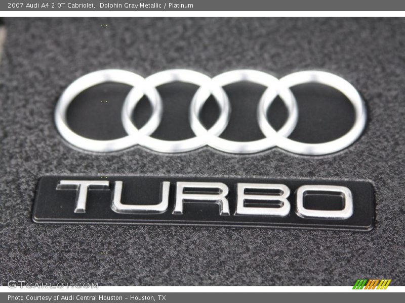 Dolphin Gray Metallic / Platinum 2007 Audi A4 2.0T Cabriolet