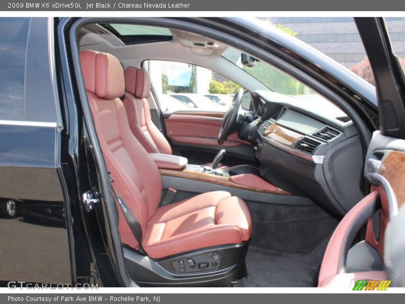 Jet Black / Chateau Nevada Leather 2009 BMW X6 xDrive50i