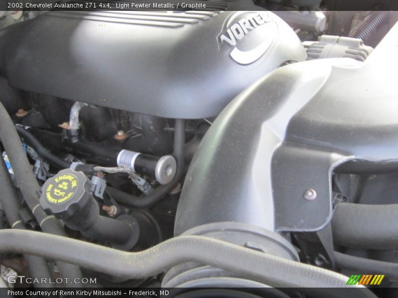 Light Pewter Metallic / Graphite 2002 Chevrolet Avalanche Z71 4x4