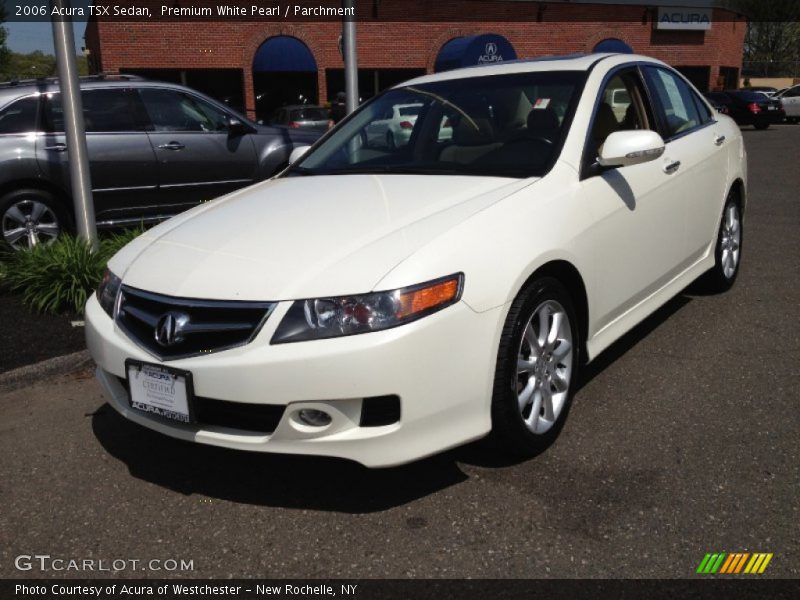 Premium White Pearl / Parchment 2006 Acura TSX Sedan