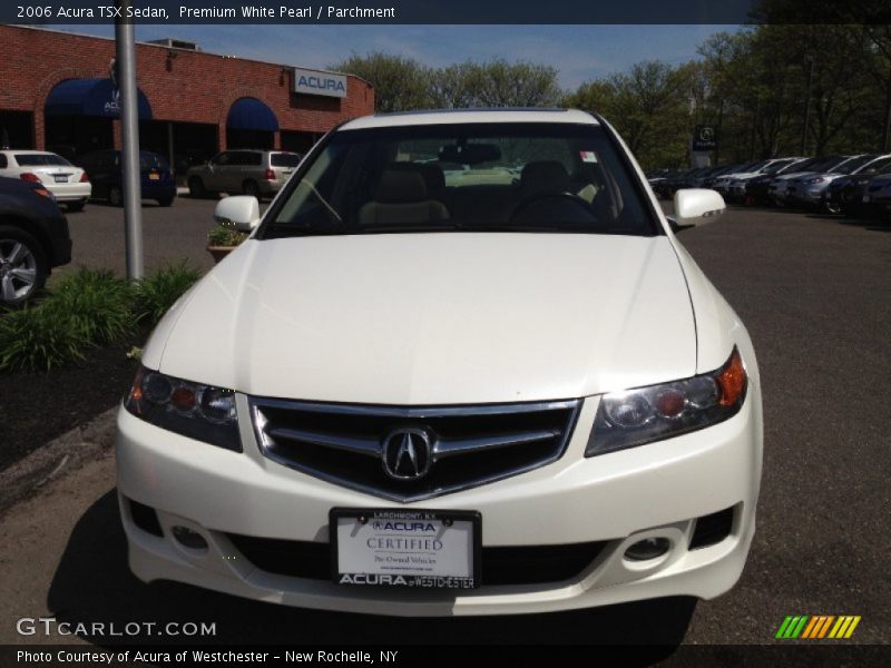 Premium White Pearl / Parchment 2006 Acura TSX Sedan