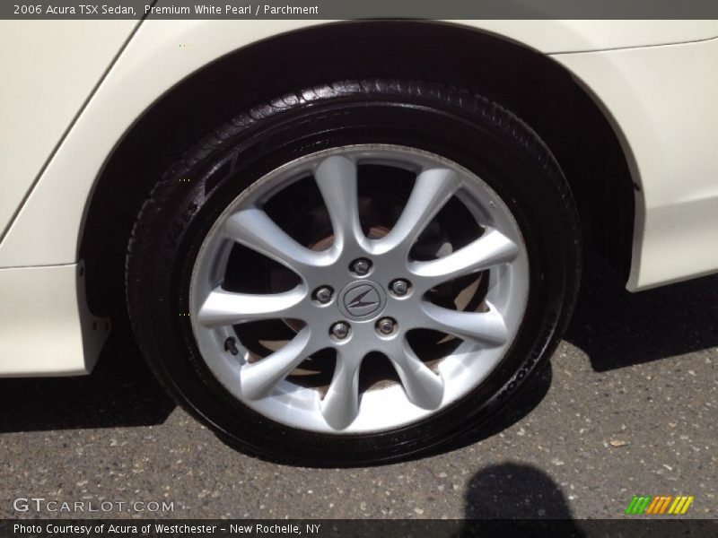 Premium White Pearl / Parchment 2006 Acura TSX Sedan