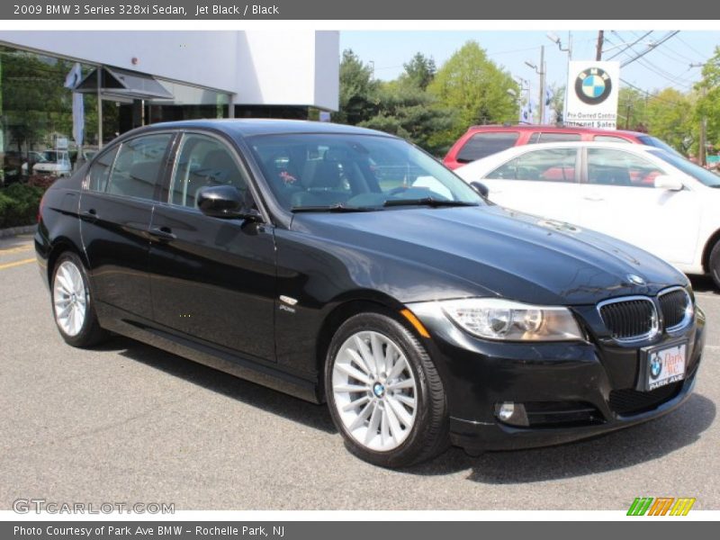 Jet Black / Black 2009 BMW 3 Series 328xi Sedan