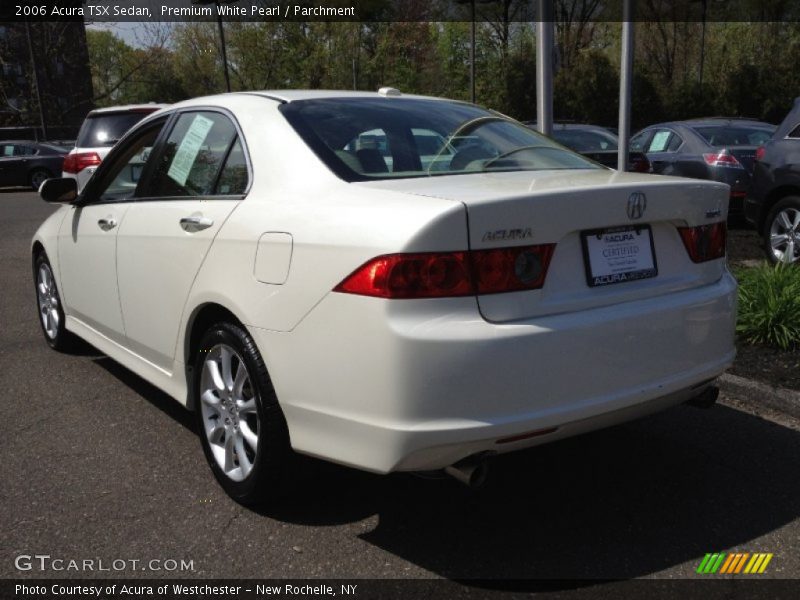 Premium White Pearl / Parchment 2006 Acura TSX Sedan