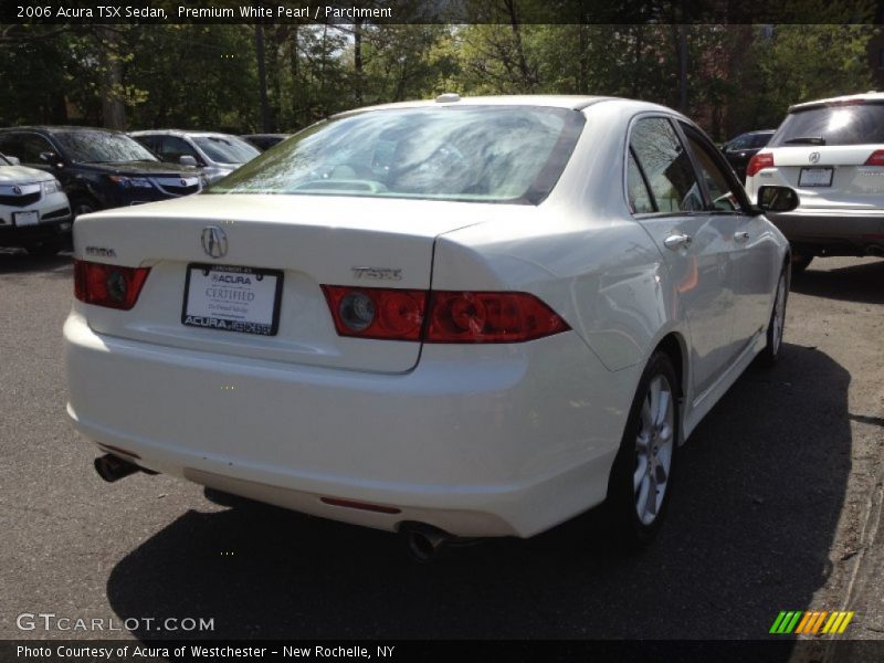 Premium White Pearl / Parchment 2006 Acura TSX Sedan