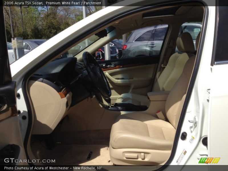 Premium White Pearl / Parchment 2006 Acura TSX Sedan