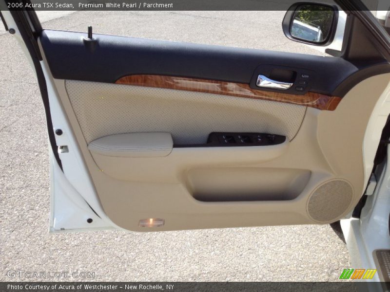 Premium White Pearl / Parchment 2006 Acura TSX Sedan
