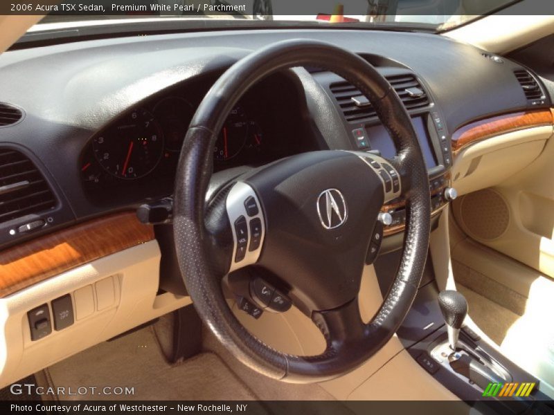 Premium White Pearl / Parchment 2006 Acura TSX Sedan