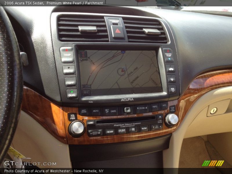 Premium White Pearl / Parchment 2006 Acura TSX Sedan
