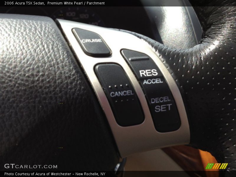Premium White Pearl / Parchment 2006 Acura TSX Sedan