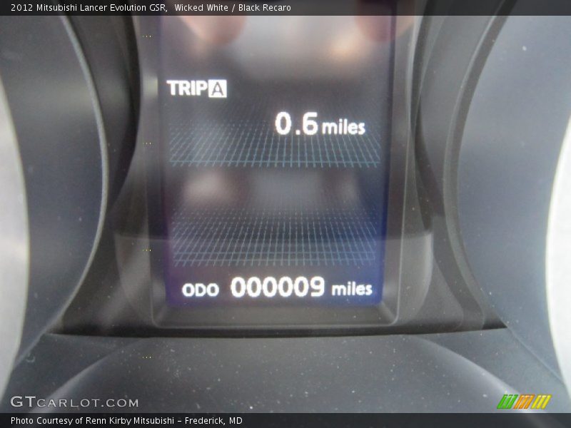 Wicked White / Black Recaro 2012 Mitsubishi Lancer Evolution GSR