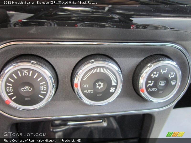 Controls of 2012 Lancer Evolution GSR