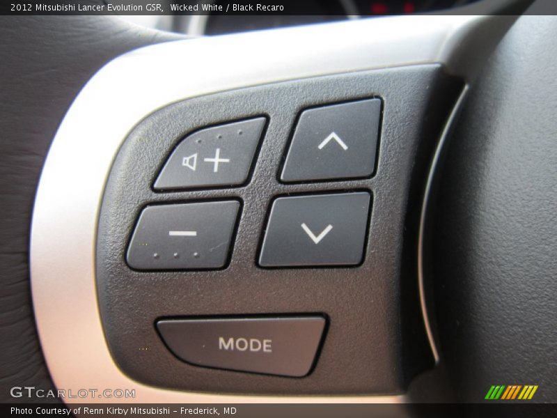 Controls of 2012 Lancer Evolution GSR