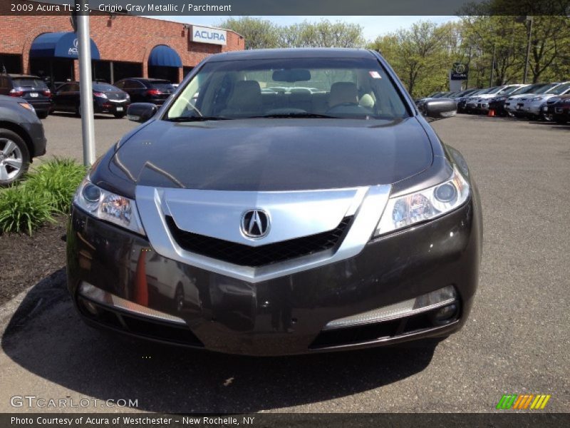 Grigio Gray Metallic / Parchment 2009 Acura TL 3.5