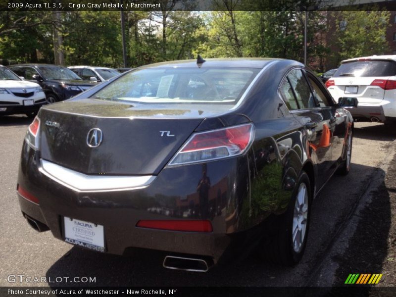 Grigio Gray Metallic / Parchment 2009 Acura TL 3.5
