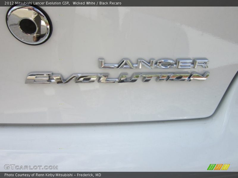  2012 Lancer Evolution GSR Logo