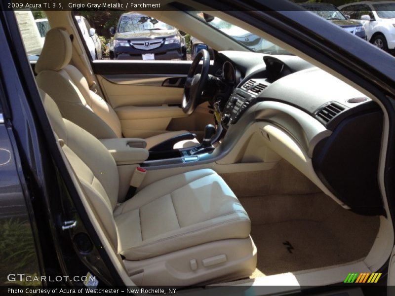 Grigio Gray Metallic / Parchment 2009 Acura TL 3.5