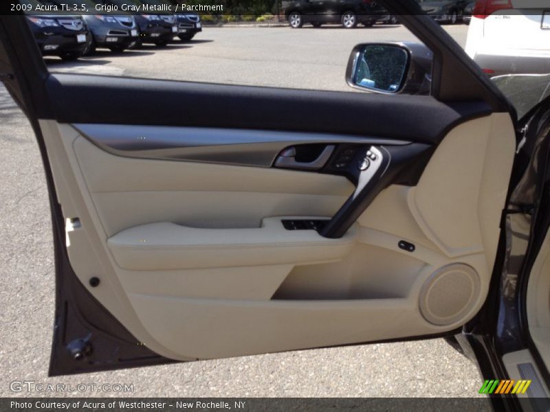 Grigio Gray Metallic / Parchment 2009 Acura TL 3.5