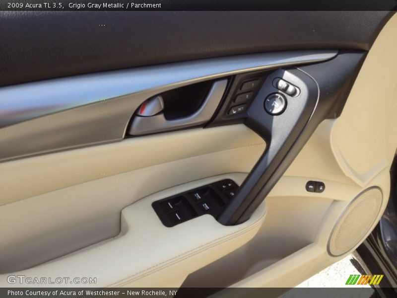Grigio Gray Metallic / Parchment 2009 Acura TL 3.5