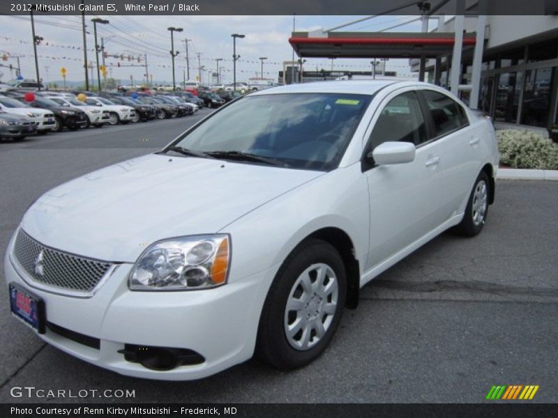 White Pearl / Black 2012 Mitsubishi Galant ES