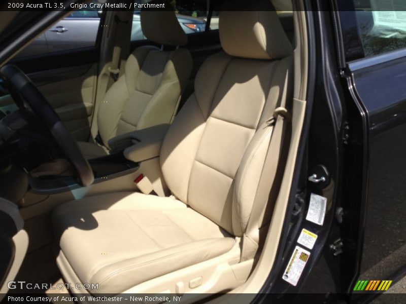 Grigio Gray Metallic / Parchment 2009 Acura TL 3.5