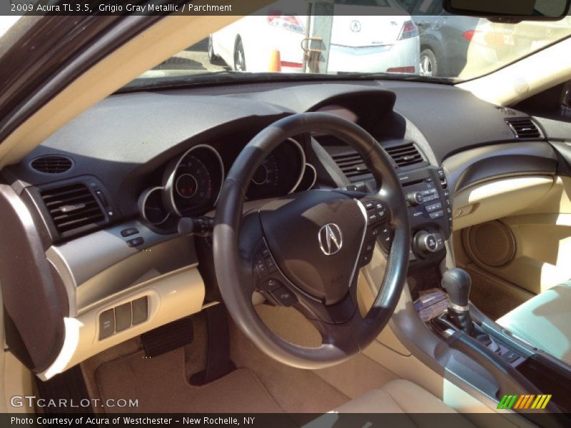 Grigio Gray Metallic / Parchment 2009 Acura TL 3.5
