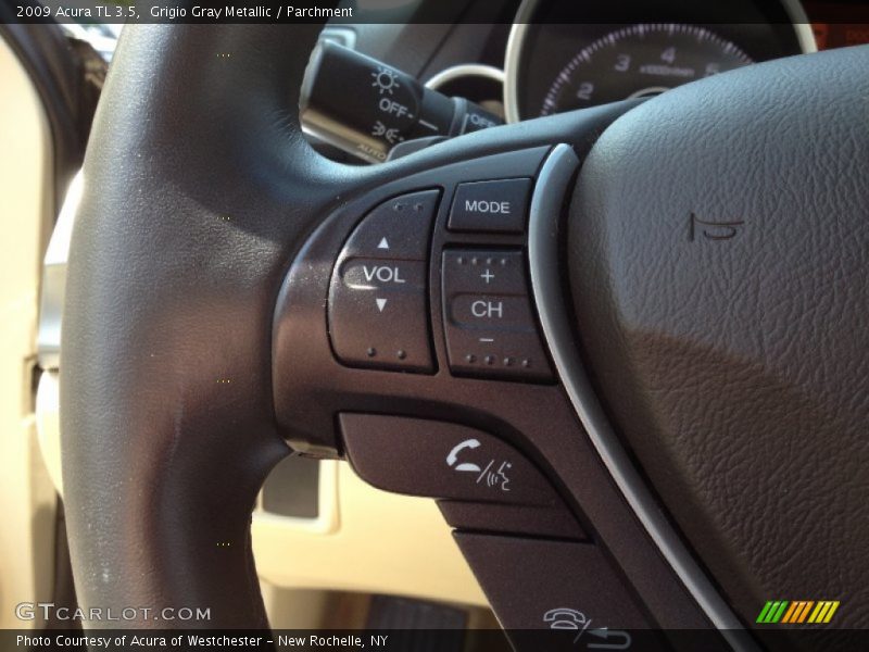 Grigio Gray Metallic / Parchment 2009 Acura TL 3.5
