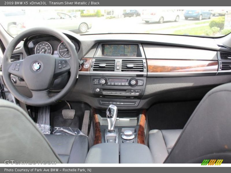 Titanium Silver Metallic / Black 2009 BMW X5 xDrive30i