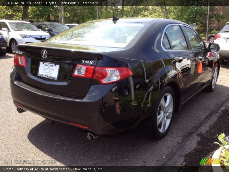 Crystal Black Pearl / Parchment 2010 Acura TSX Sedan