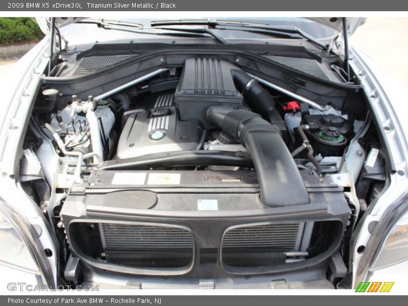 Titanium Silver Metallic / Black 2009 BMW X5 xDrive30i