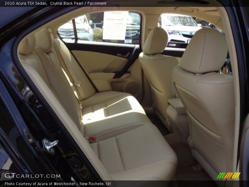 Crystal Black Pearl / Parchment 2010 Acura TSX Sedan