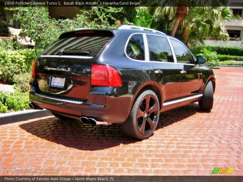 Basalt Black Metallic / Havanna/Sand Beige 2006 Porsche Cayenne Turbo S
