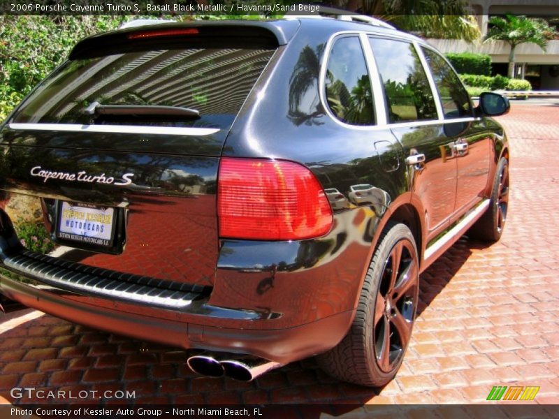 Basalt Black Metallic / Havanna/Sand Beige 2006 Porsche Cayenne Turbo S