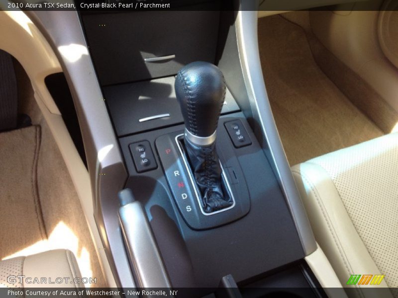 Crystal Black Pearl / Parchment 2010 Acura TSX Sedan