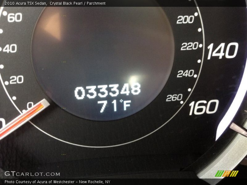 Crystal Black Pearl / Parchment 2010 Acura TSX Sedan