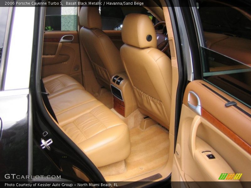 Basalt Black Metallic / Havanna/Sand Beige 2006 Porsche Cayenne Turbo S